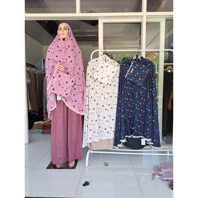 ANNISA MUKENA TRAVEL MOTIF ORI BRAND MATAHARI