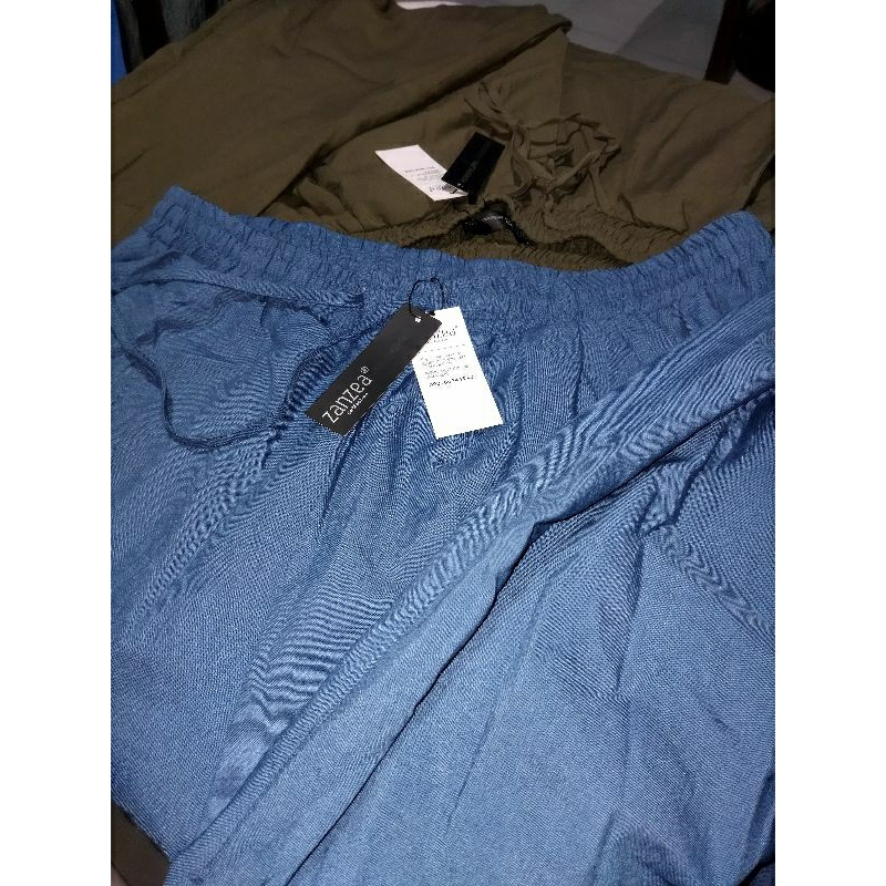 CELANA PANJANG CASUAL MODEL LONGGAR ZANZEA