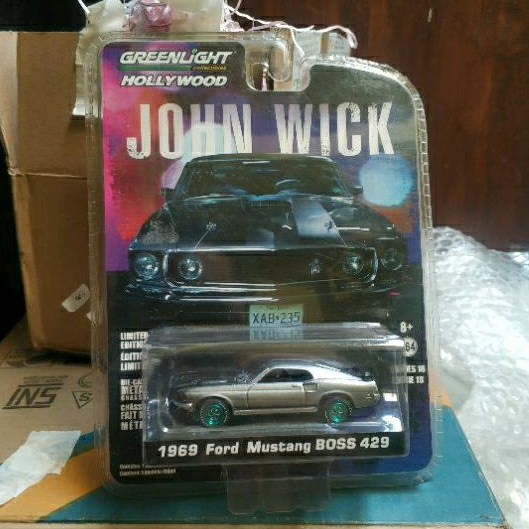 Greenlight Hollywood 1969 Ford Mustang Boss 429 John Wick Green Machine