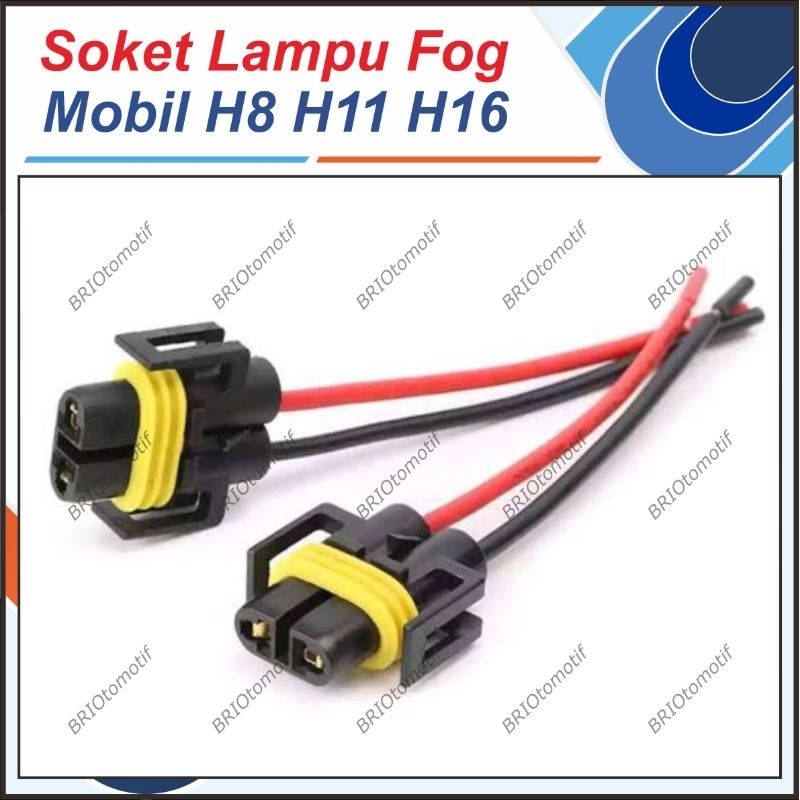 SOKET FITING COP H8 H9 H11 H16 LAMPU FOGLAMP HEADLAMP LAMPU BUMPER LAMPU KABUT MOBIL AVANZA XENIA JA