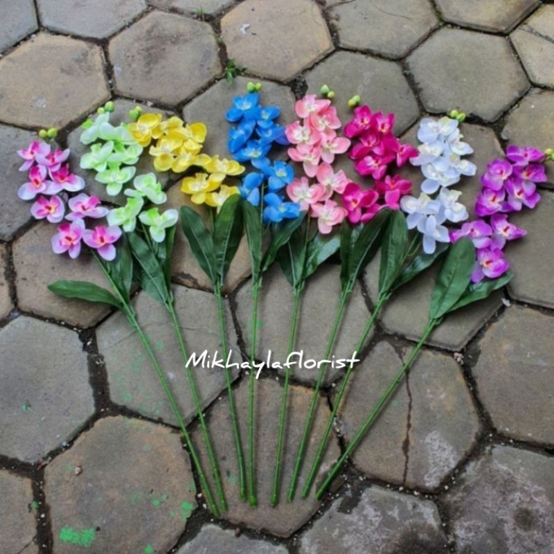 Bunga anggrek artificial // bunga artificial anggrek bulan