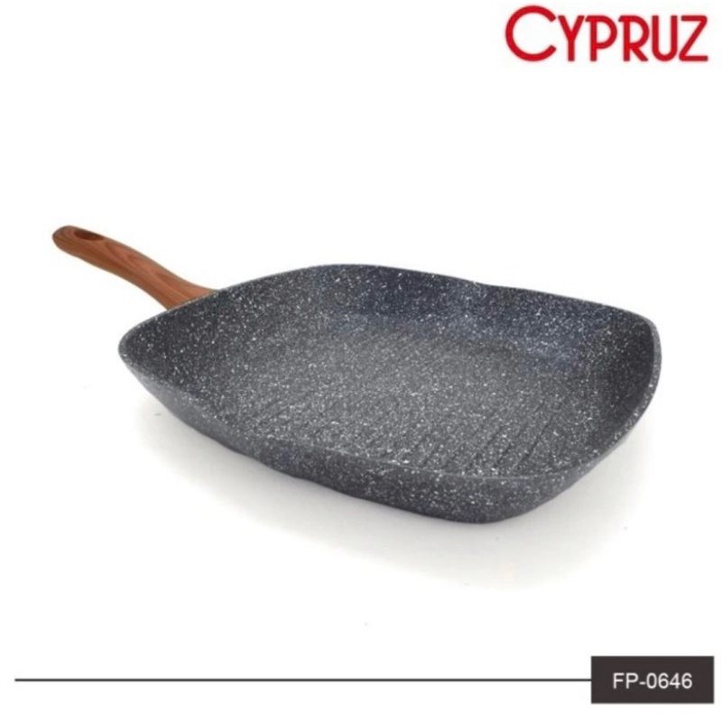cypruz grill pan marble 24cm kompor induksi