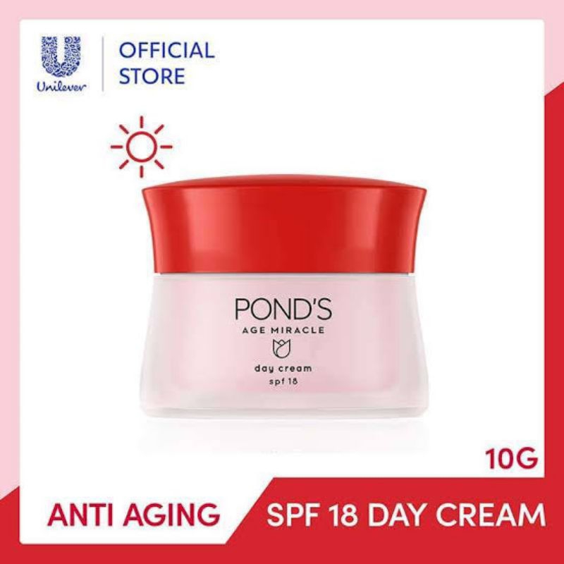 PONDS AGE MIRACLE DAY CREAM 10 GRAM / POND'S DAY CREAM AGE MIRACLE 10 G