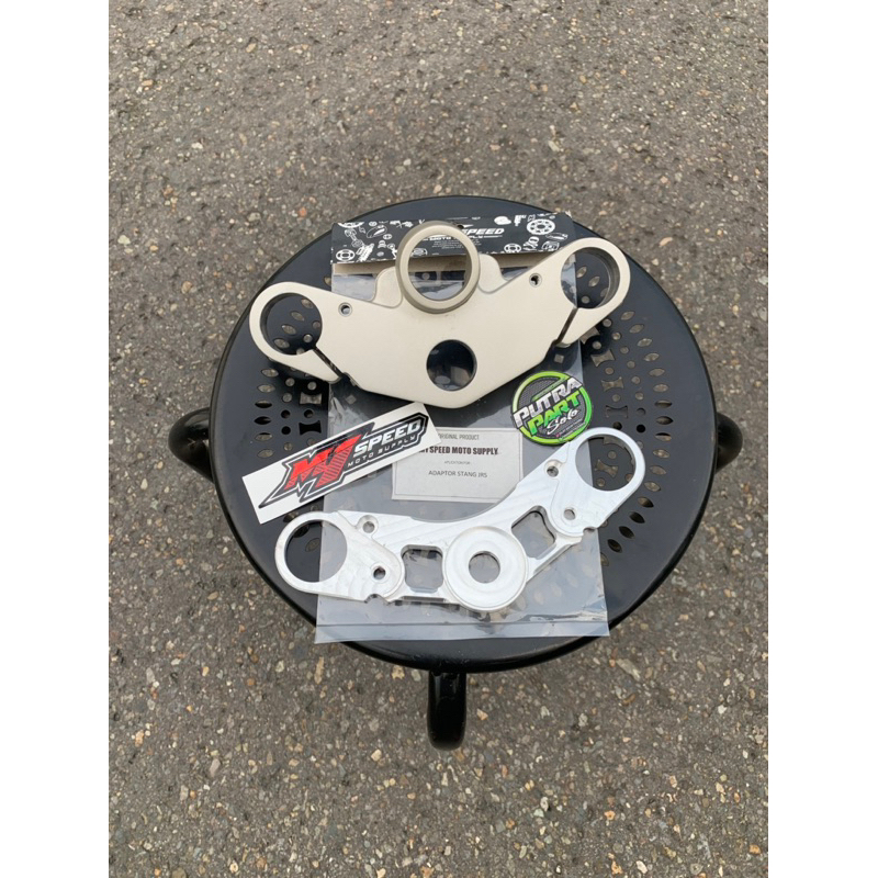 Adaptor stang jrs breket stang jrs stir jrs cnc m1 speed pnp T segitiga ninja r ss rr