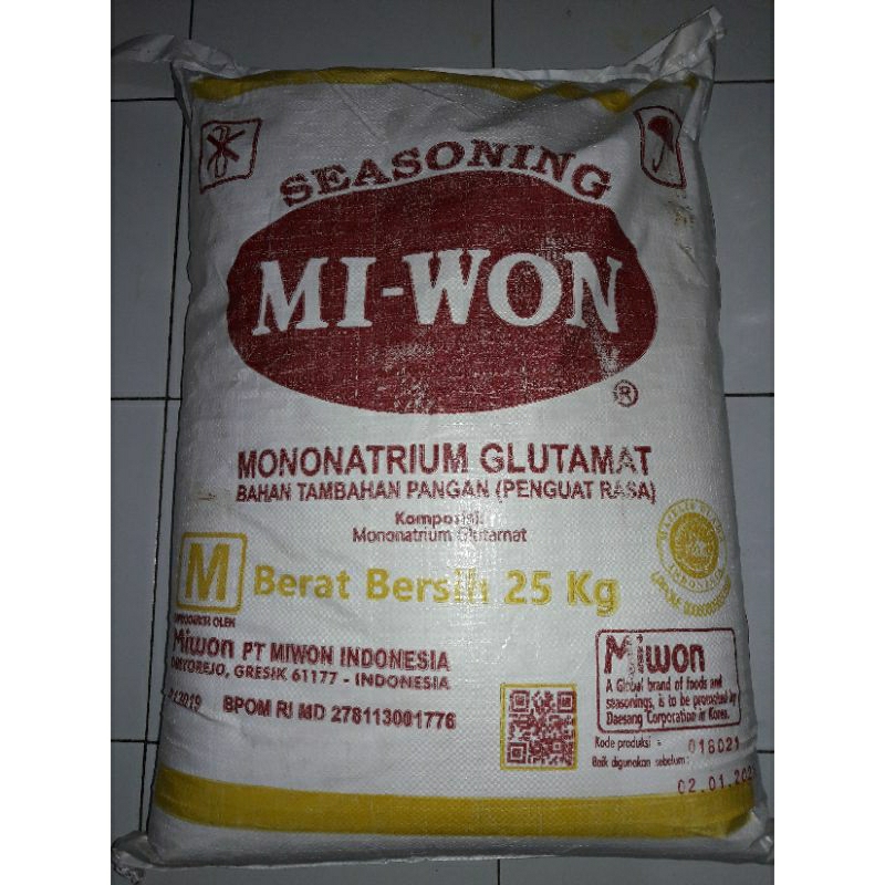 

MSG miwon bulk M kristal medium isi 25 kg