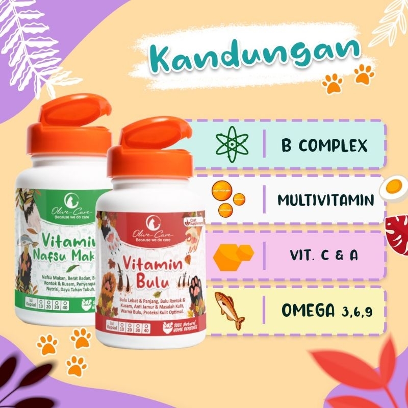 OLIVE CARE PAKET VITAMIN BULU GEMBUL