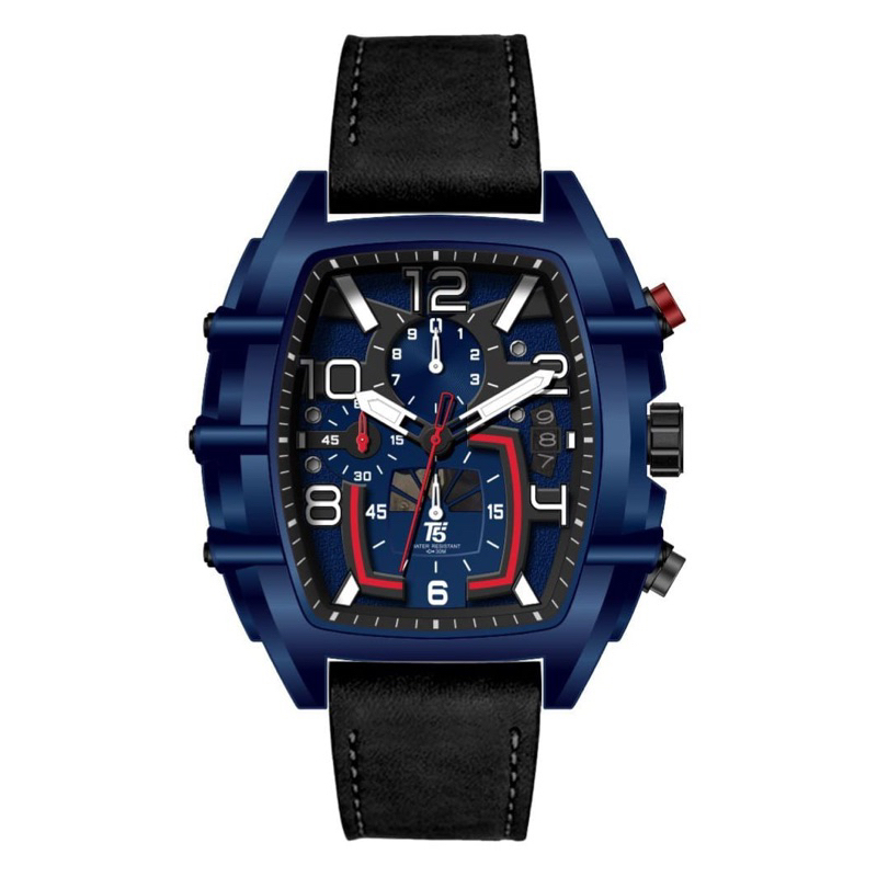 NEW Jam Tangan Pria T5 H 3953G Original Chronograph Stopwatch Water Resistant Include Box Exclusive 