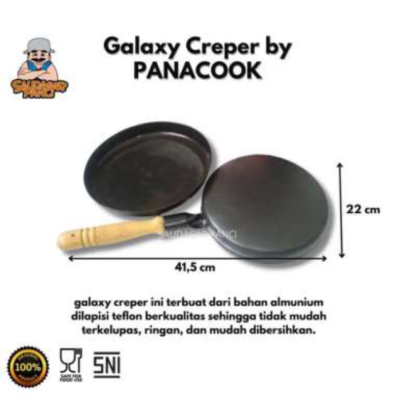 Crepe maker / cetakan crepes, krepes 22cm / MERK RANDOM