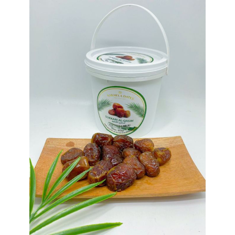 

Kurma Sukkari Nakhela Dates Ember Eksklusif 850gr / Sukkari Premium Dates