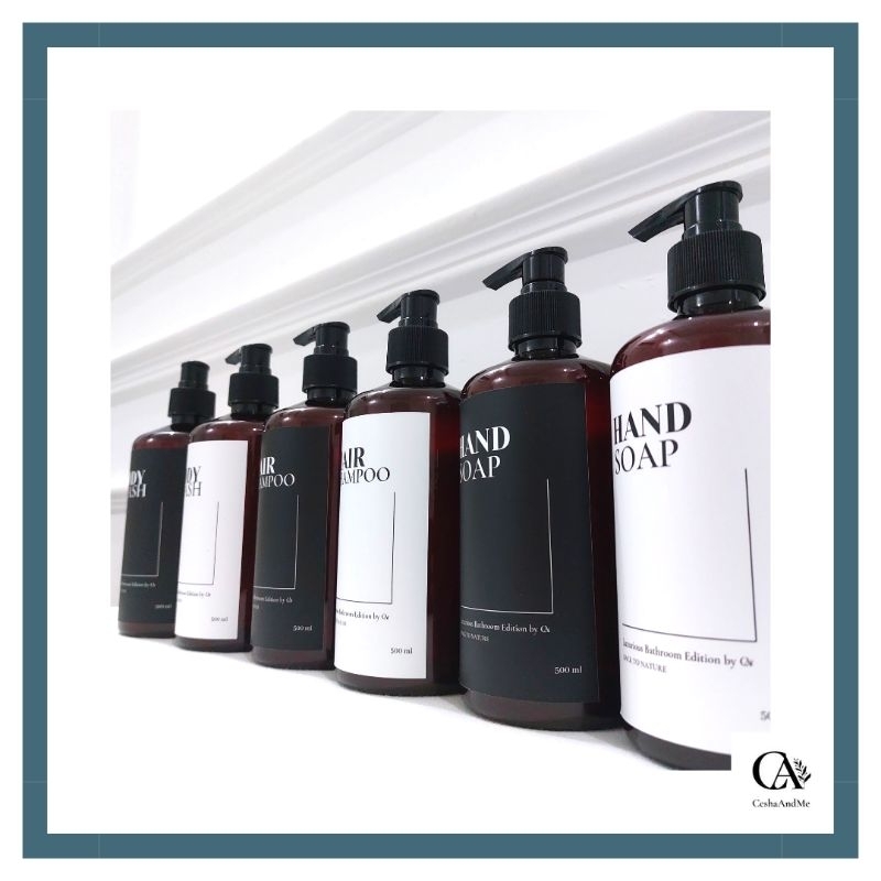 BOTOL SABUN REFIL / BOTOL ESTETIK / BOTOL PUMP / BOTOL CANTIK 500ml