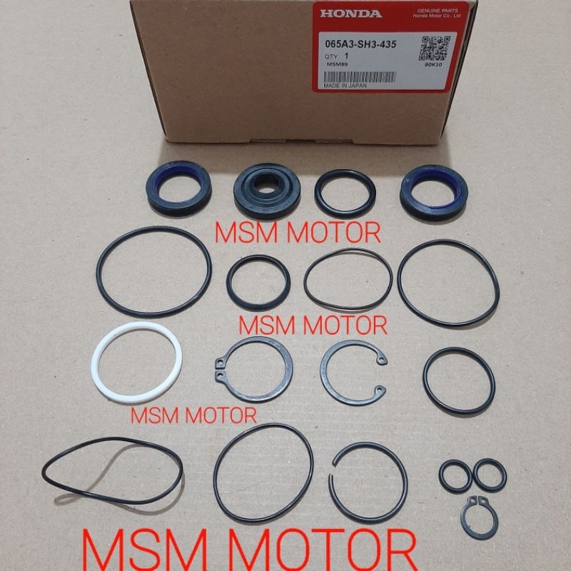 SEAL POWER STEERING KIT REK STIR BAWAH LOW HONDA CIVIC GRAND CIVIC NOVA GEN 4 1.6CC 1600CC JAPAN