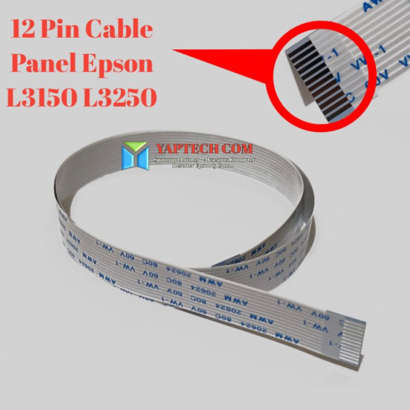 Kabel Panel On Off L3150 Kabel Panel On Off L3250 Cable Fleksibel Panel Epson Cable 12Pin