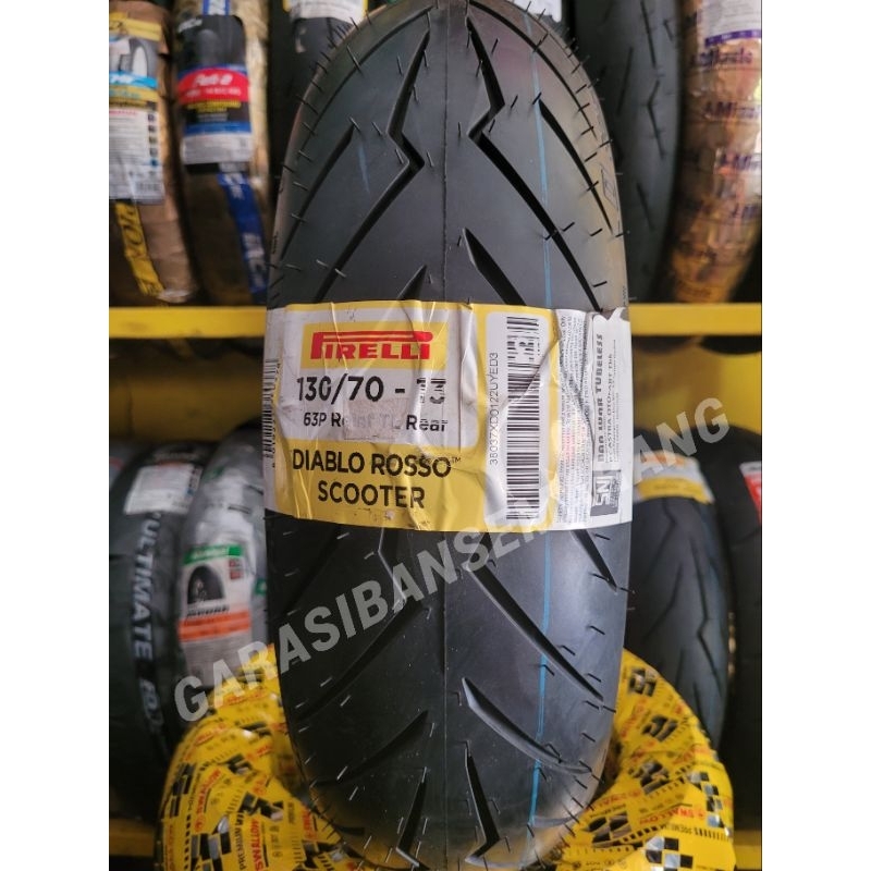 BAN PIRELLI NMAX PCX160 DIABLO ROSSO SCOOTER 130/70-13