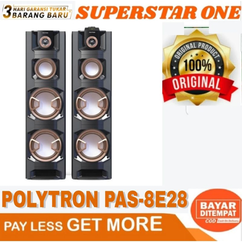 Polytron speaker aktif speaker portable PAS 8E28