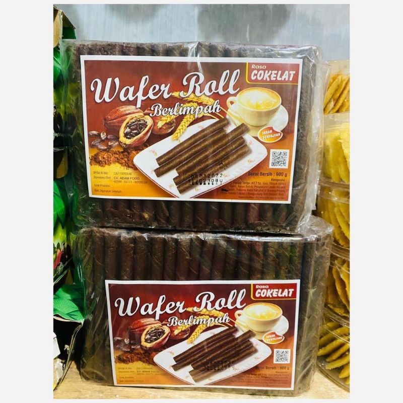 

Wafer Roll Termurah Kemasan 900grm
