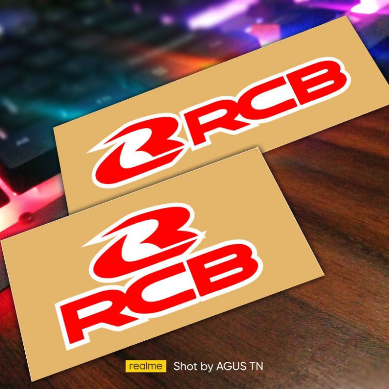 STIKER RCB CUTTING STICKER RCB STIKER MOTOR