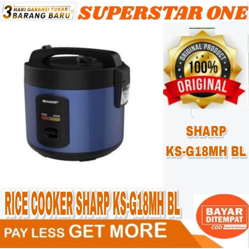 Rice cooker Sharp Magic com KS-G18MH BL Magic com Penanak nasi