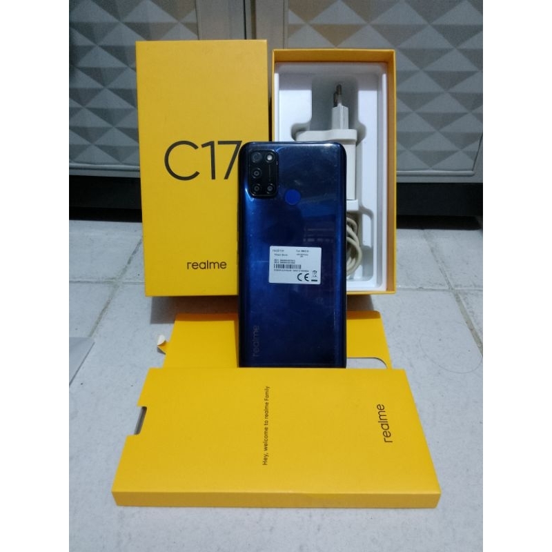 REALME C17 RAM 6/256 FULLSET SECOND