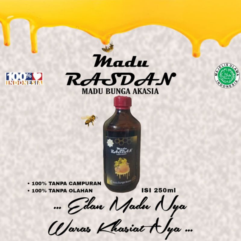 

Madu Rasdan/Madu Akasia/Madu Murni 100% Tanpa Campuran
