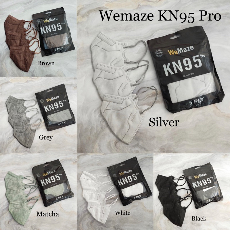 Masker Wemask Wemaze KN95 Pro 5ply isi 10pcs