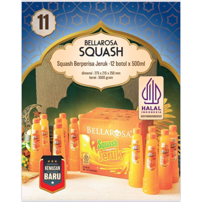 

BELLAROSA Squash Sirup 1 dus isi 12
