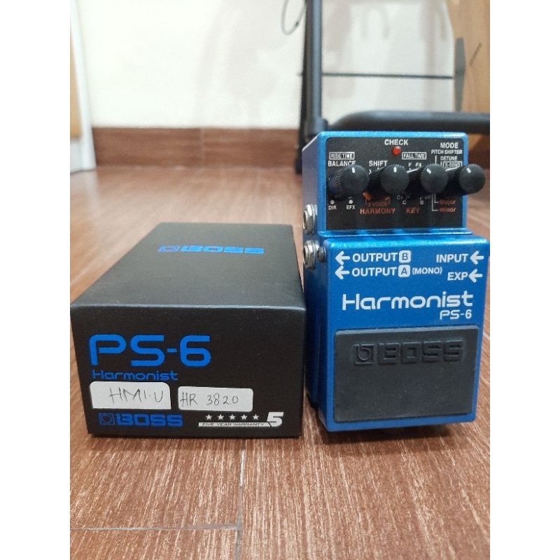 Efek Pedal Gitar BOSS PS-6 Harmonist Pitch Shifter