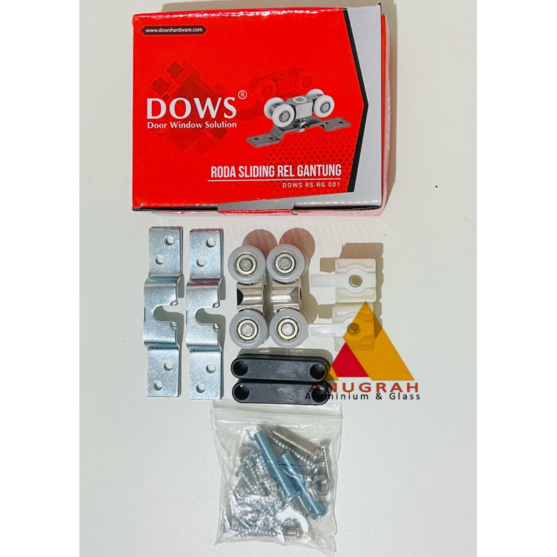 Roda Pintu Geser / Sliding Rel Gantung Dows