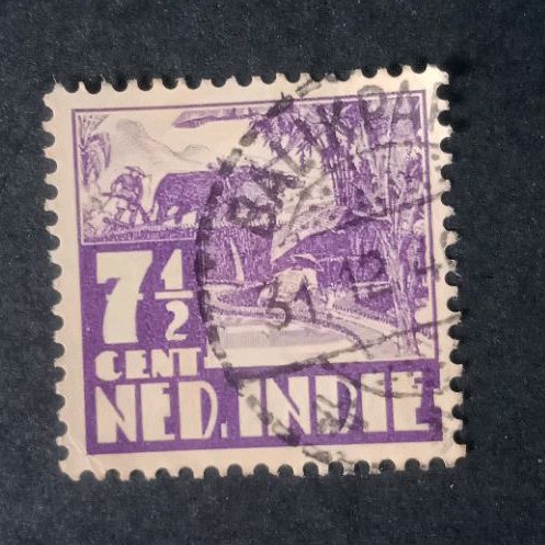 

Koleksi Prangko Kuno Ned indie 7½ Cent BALIKPAPAN