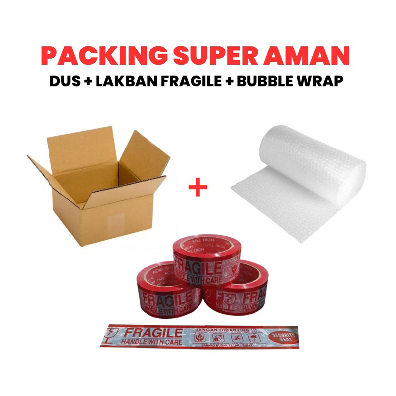 

BUBBLE WRAP TEBAL | DUS UNTUK PACKING AMAN SKINCARE