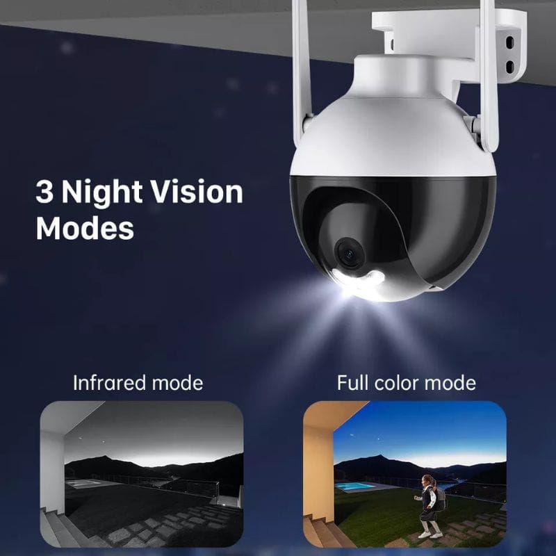 NEW IP CAM V380PRO 8.0MP WIFI CAMERA CCTV OUTDOOR FULL HD 1080P COLOR NIGHT VISIONT