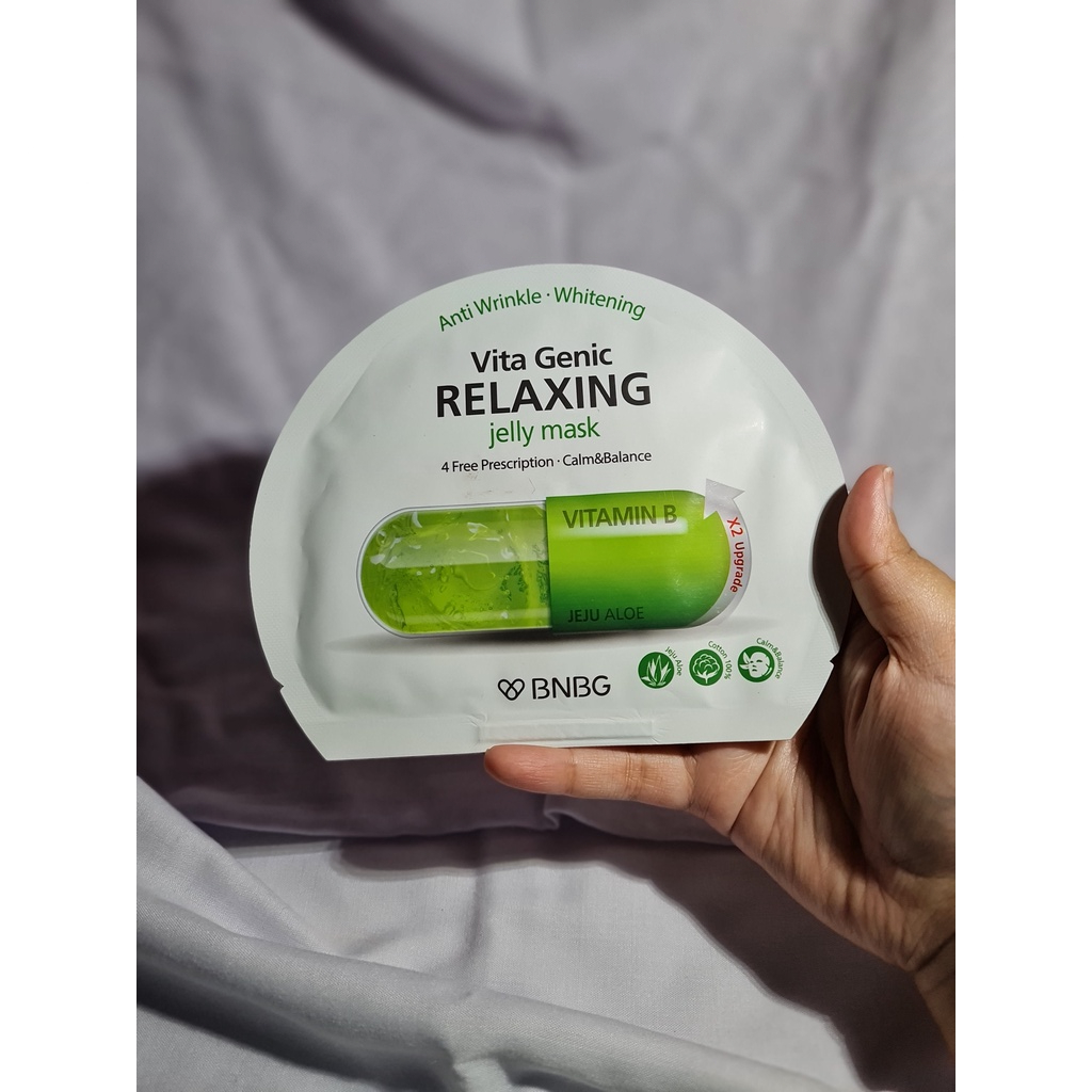 BNBG Vita Genic Relaxing Jelly Mask / Masker Wajah / Masker Muka KKV