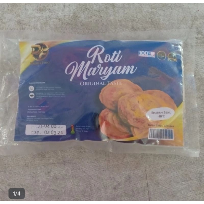 

Dzakiyah Roti Maryam 375Gr