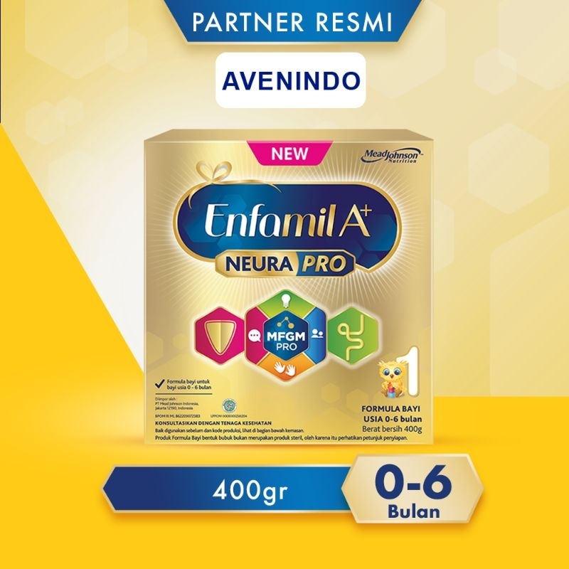 enfamil A1 susu formula bayi 0-6 bulan susu formula new born 0 - 6 bulan 400 gr 400 gram 400gr 400gr