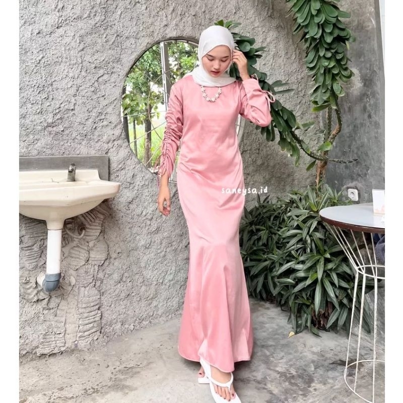 ( NEW ) DRESS DARLA SILK - DREES KONDANGAN - CARLA DRESS WANITA - DRESS SILK PESTA KOREAN STYLE - BI