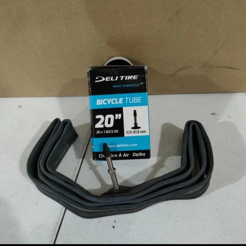Ban Dalam Sepeda 20 x 1.50 / 2.00 Fv 51.5mm Ban dalam 20&quot;406 Murni
