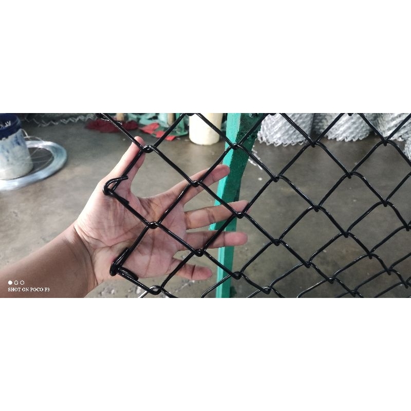 kawat harmonika pvc 3,5 mm kotak 5 cm Tinggi 1,5 m