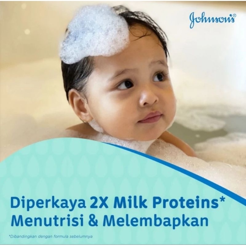 Johnson's Milk + Rice Hair &amp; Body Bath 500 ml /Sabun Mandi Bayi