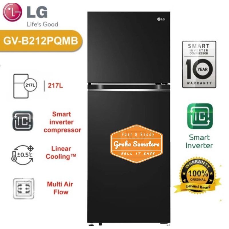 Kulkas 2 Pintu LG Smart Inverter New Model Garansi Resmi Murah Medan