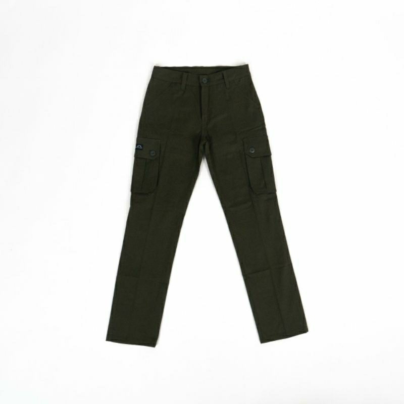 MARKICABS [Cenneth - Olive] Long Cargo Pants