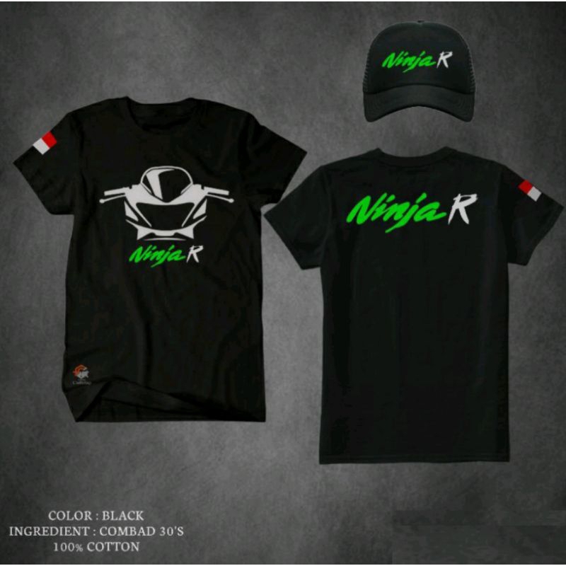 kaos motor ninja r d/b ll kaos kawasaki ninja ll kaos 2stroke distro cotton combed