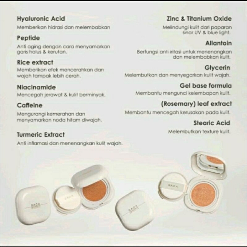 SADA By Cathy Sharon Hybrid Rubin AIRY BB Cushion