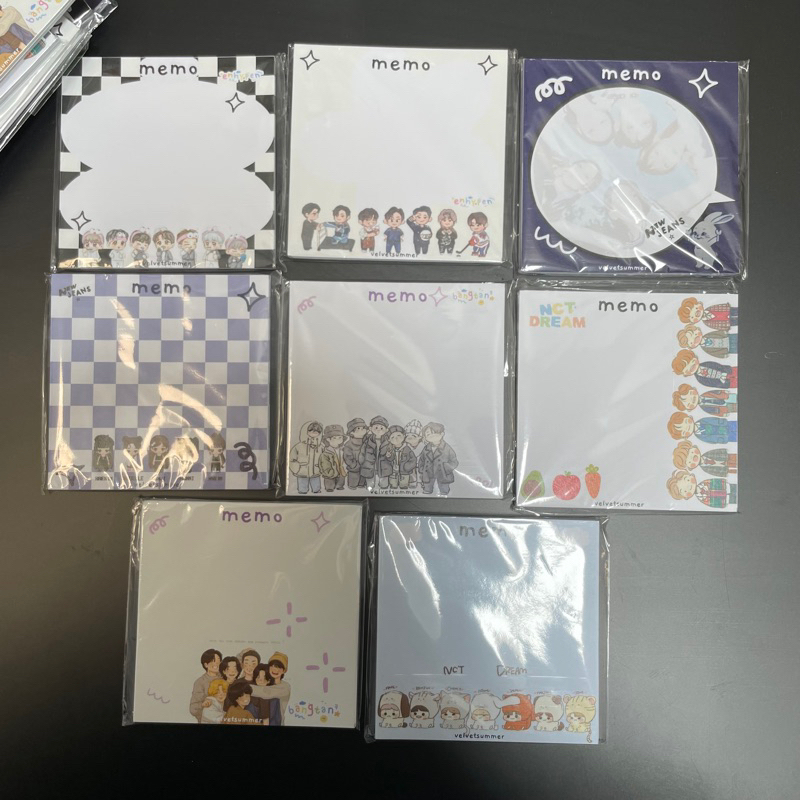 

MEMOPAD KPOP NEWJEANS NCT DREAM BTS BANGTAN ENHYPEN CUTE KAWAII MEMOPAD NOTE MEMO PLANNER BTS