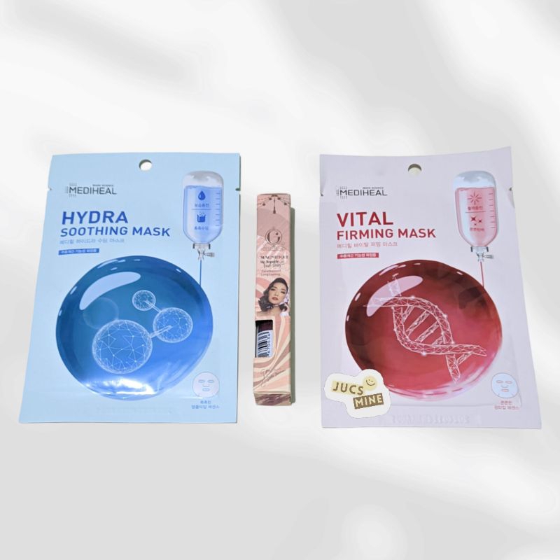 BOOKED [BUNDLE] 2 Sheet mask MEDIHEAL+ Madame Gie Magnifique Lip Liquide (431) Matte Nude Series - M
