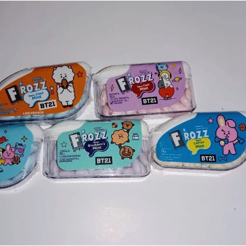 

FROZZ PERMEN X BT21 RANDOM ACAK 15g