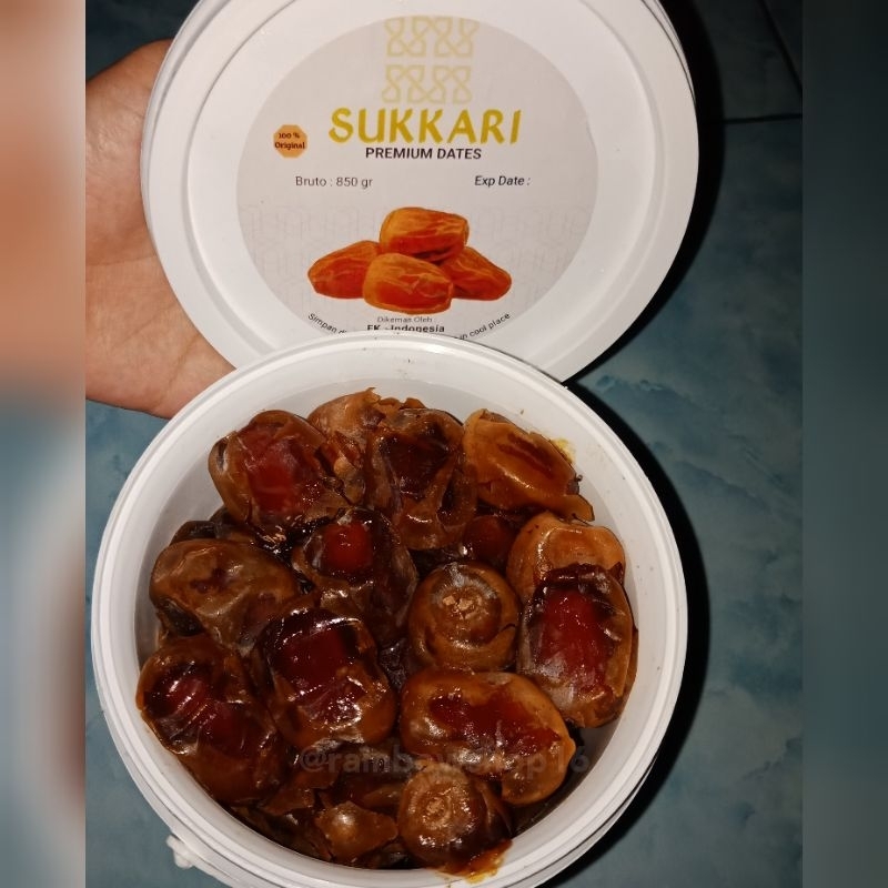 

Kurma Sukari/Sukkari Ember 850gr