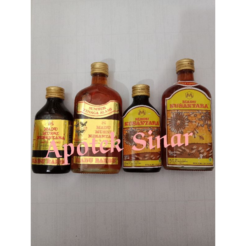 

MADU NUSANTARA dan MADU NUSANTARA MURNI UKURAN 250Ml dan 100 Ml