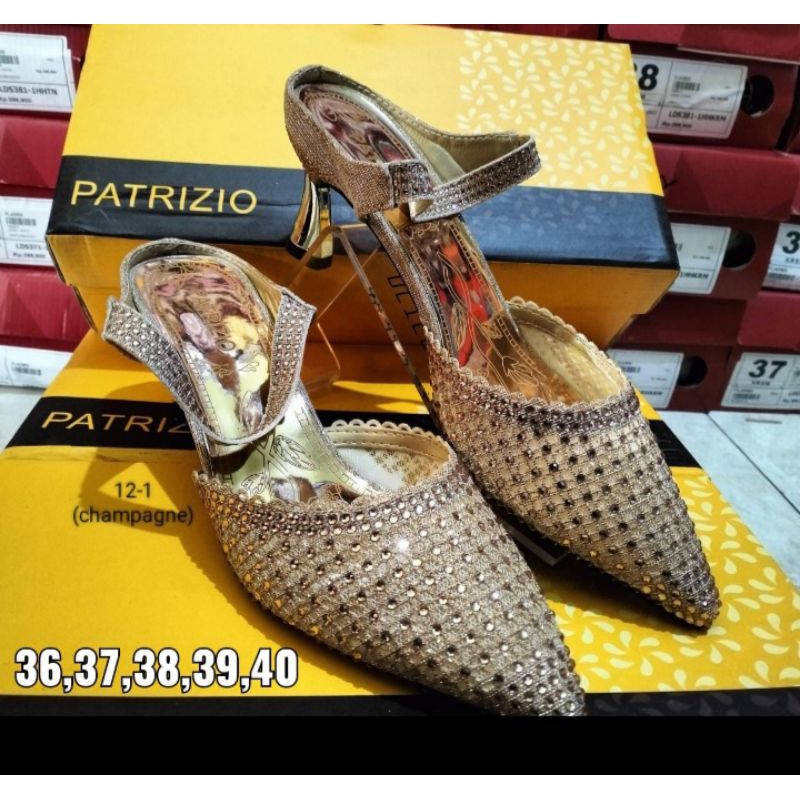 Sepatu Pesta Wanita PATRIZIO heels 5 cm sepatu pengantin seserahan pengadek 3 warna kode L3L