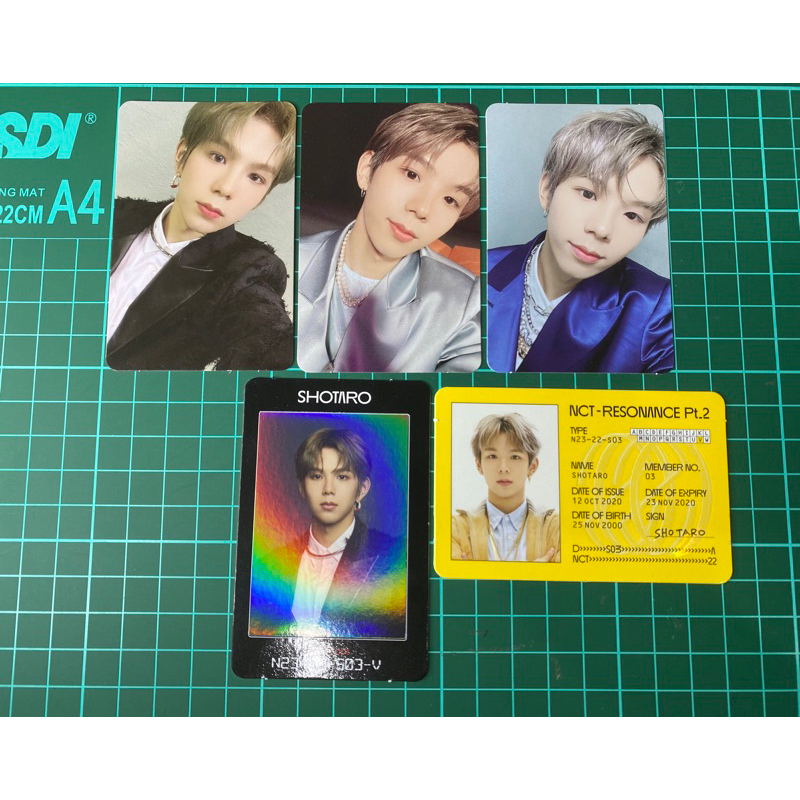 PHOTOCARD PC OFFICIAL SHOTARO NCTU NCT2020 THE PAST AC ACCESS CARD ARRIVAL DEPARTURE IDC ID CARD THE