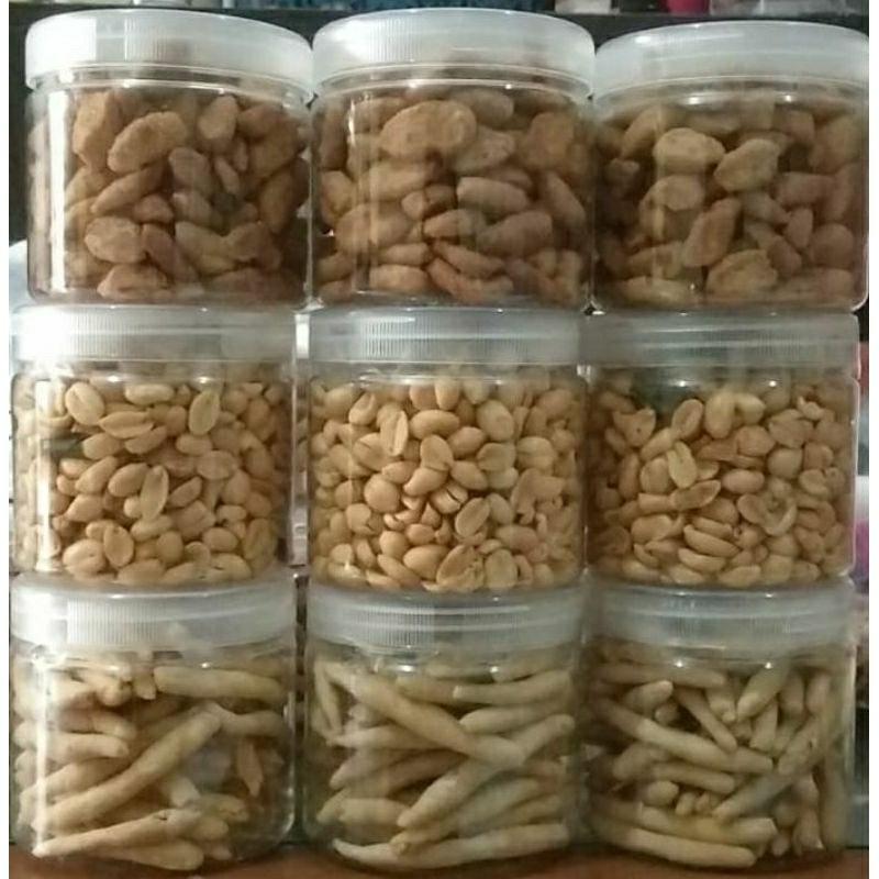 

Produsen sendiri Biji ketapang,kacang bawang&stik gabus