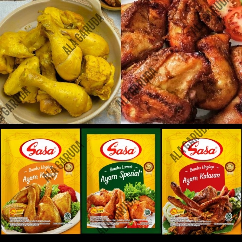 

SASA Bumbu Marinasi Lumur Ungkep Ayam Kuning Kalasan